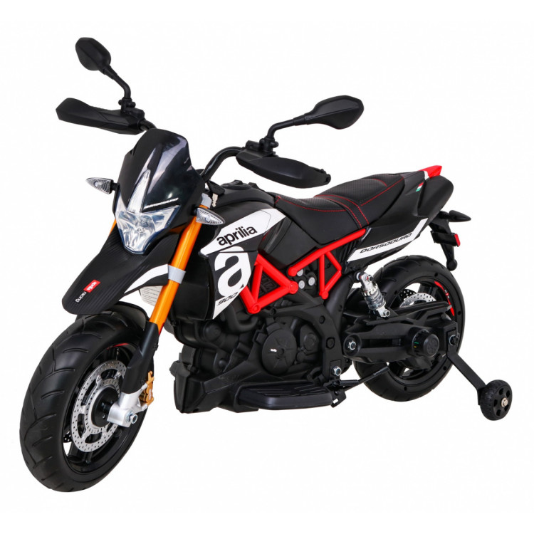 Elektrická motorka Aprilia Black - čierna